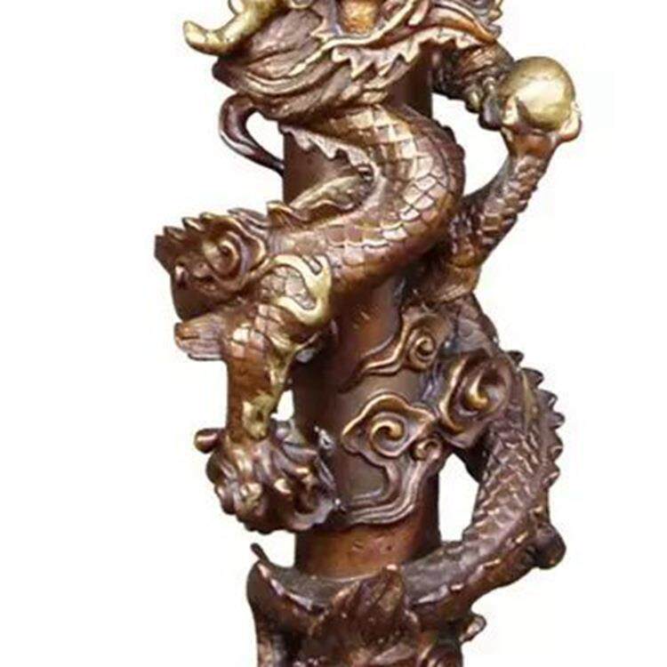 供应铜龙雕塑大型广场景观铜龙雕塑办公室家具铜龙摆件