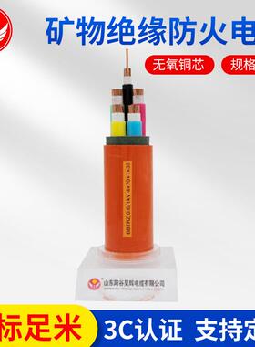 YTTW柔性矿物质绝缘防火电缆BTTRZ国标工程电缆线矿物质金属防火