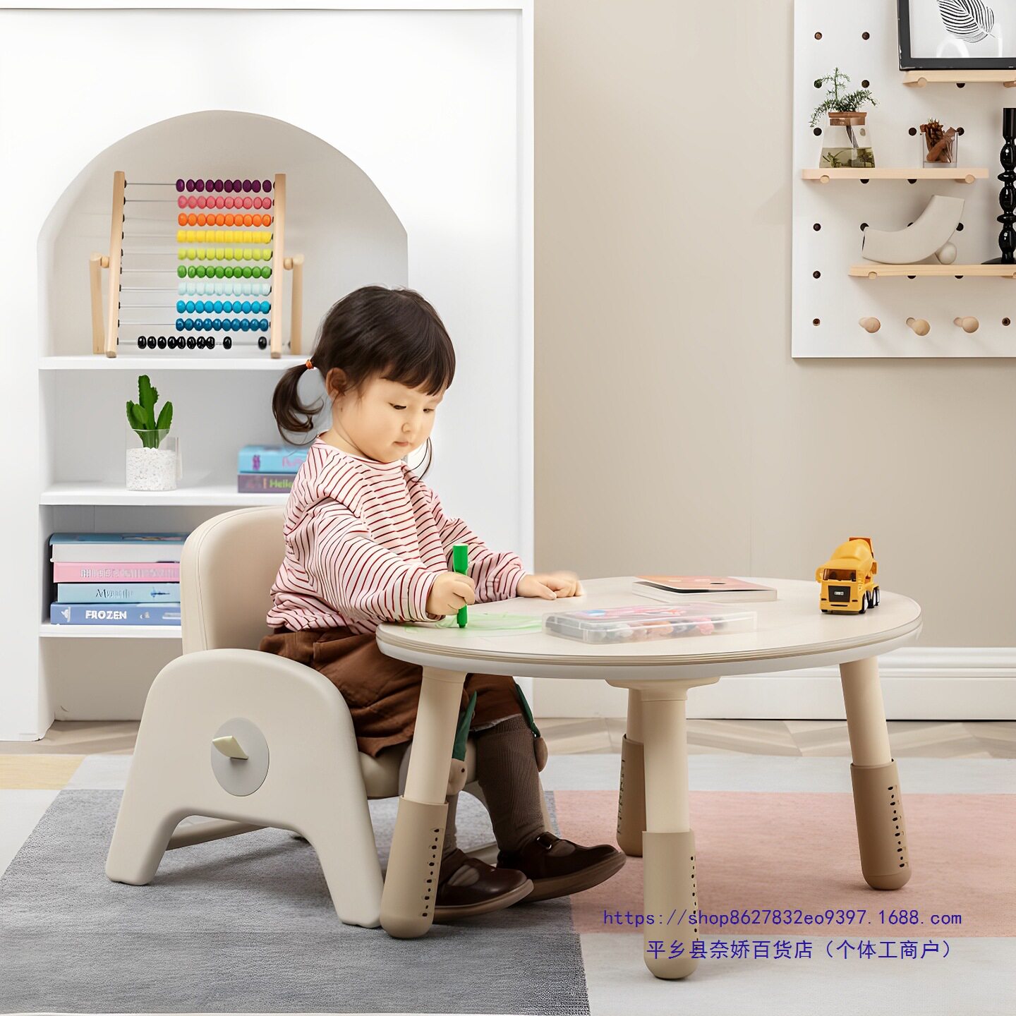 儿童沙发可升降简约小凳子宝宝椅子婴儿家用可调节幼儿园靠背座椅