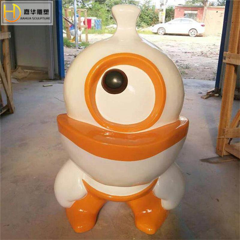 大型玻璃钢雕塑制作卡通人物玩偶吉祥物公仔落地雕塑装饰摆件