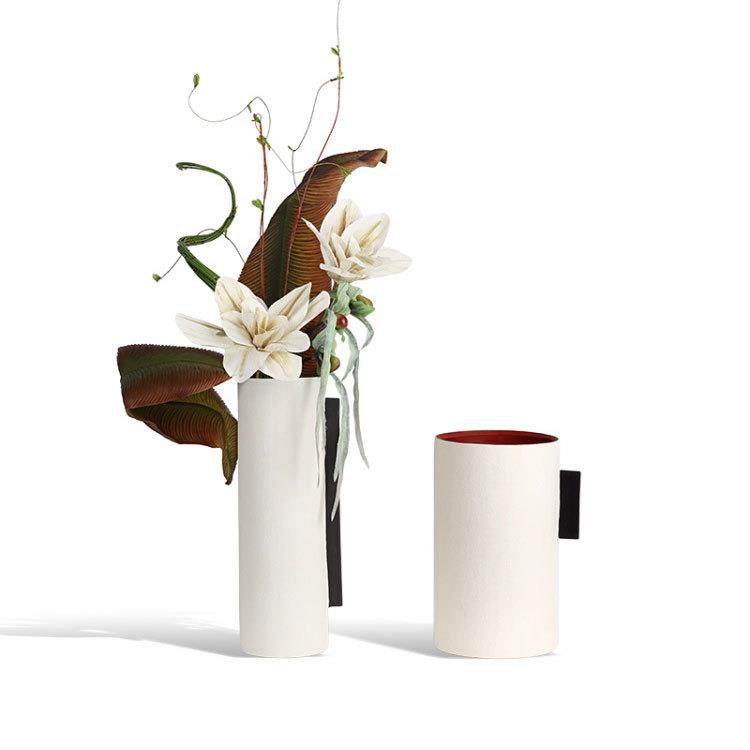 现代简约白色直筒圆形花瓶样板间民宿家居客厅玄关餐桌花艺花器,机械设备,其他机械设备,淘宝优惠券,粉丝福利购,淘宝优惠卷