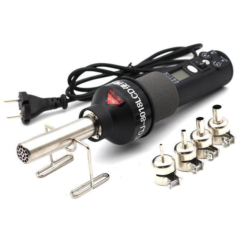 热风枪GJ8018lcd便携式控温热风枪110v220v调温数显风枪
