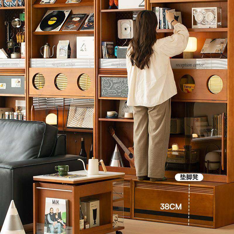 批森下林间青峰组合书柜实木卡座书柜一体整墙带玻璃门储物展示,纺织面料/辅料/配套,纺织机械配件,淘宝优惠券,粉丝福利购,淘宝优惠卷