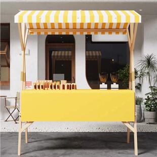 质花71车货位车架子集折叠花车集市摊木花车可折叠广场活动