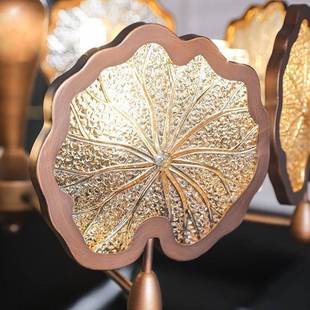 厅吊灯中古风风复古新中式大厅624主灯美式高端南洋灯餐厅客灯中