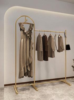 简约落地服装架架高档衣帽架架展示架服装店中岛列架创意正PUB陈