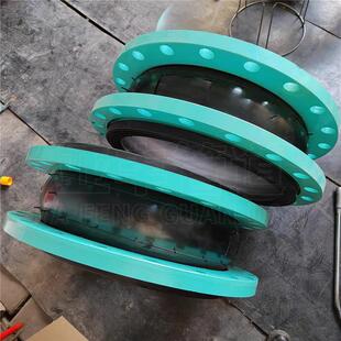 货单可377曲挠橡球胶软接头现法橡胶软连接大口兰径翻边橡胶接头