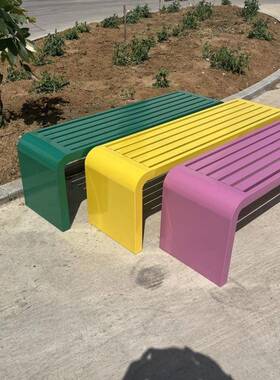 公园外户休长椅椅子院息座椅商场防腐实木休庭图34535闲条凳