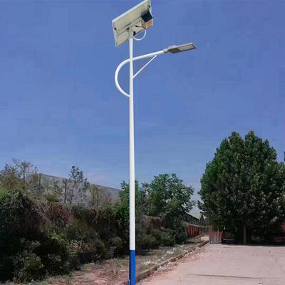 太能LED路阳6米7灯米8米9米道路照明小区新农改FJM造太村阳能灯厂