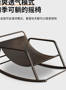 摇椅躺椅成人家睡觉大人摇懒人沙发客可厅双人摇椅阳台HYT683摇休闲椅w用&