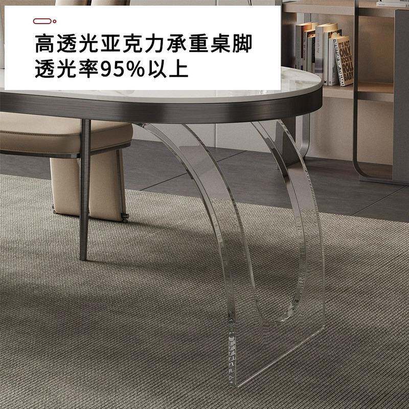 板轻岩茶桌奢椅合悬YMA940浮茶组台办公室别墅超晶石喝茶桌一体20