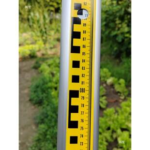 水准仪铝合金蚀刻尺塔尺可伸缩标尺加厚型标刻度BOZ米尺配件水5位