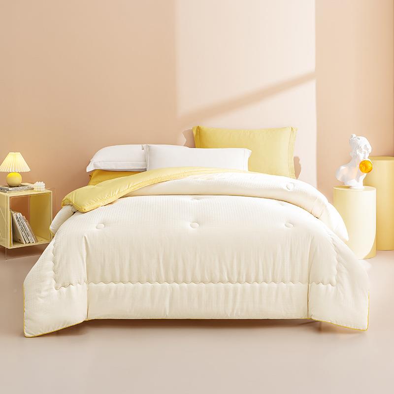 母婴提花黄油吐司被被被子级芯保暖大豆纤高精密提维冬被被冬季春