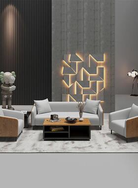 办公沙简店约商务茶几室组合套装SF016现酒会客洽谈接待室休闲沙