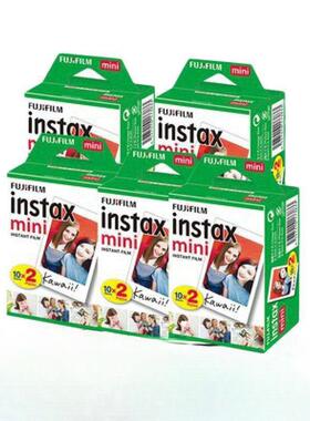 1白边白边MINI张20790富士得立相纸相机40119相mini拍纸通用3寸2