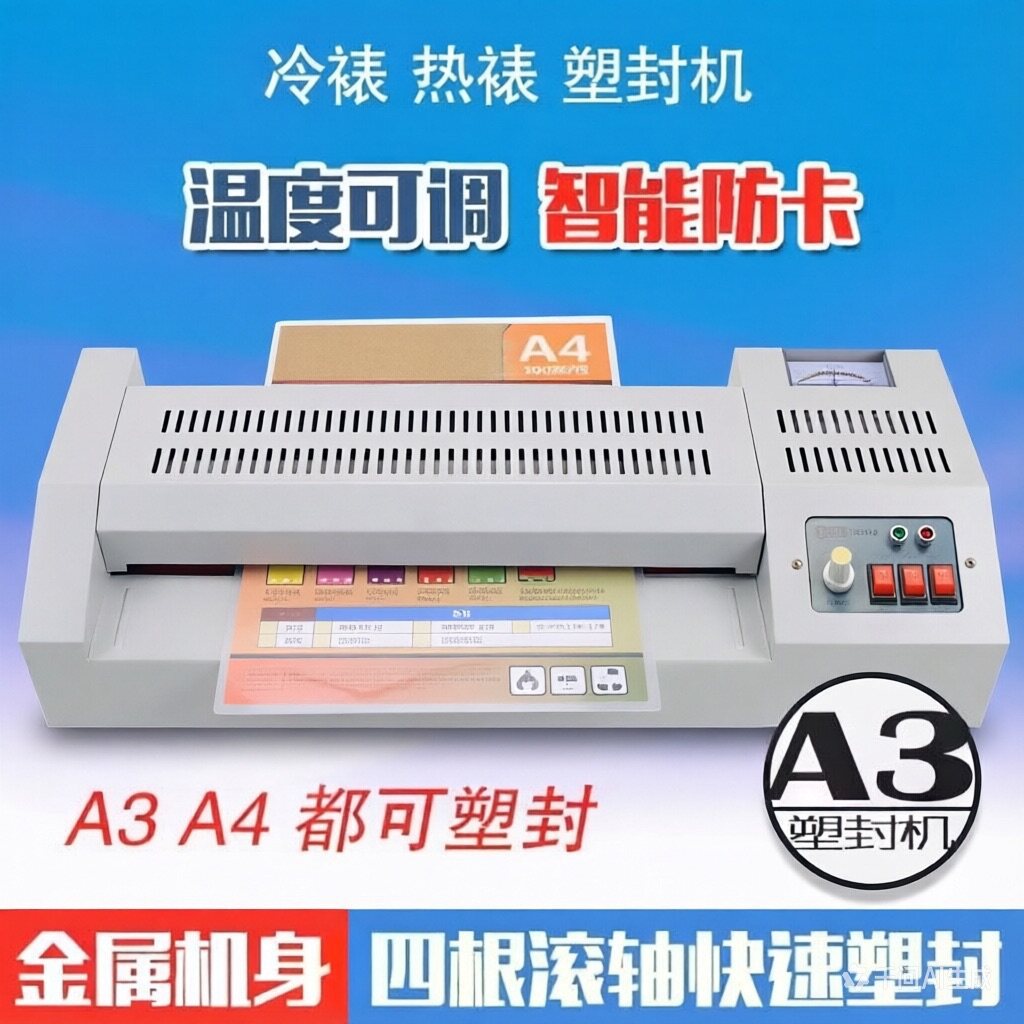 A3/A4全钢商用家用塑封机