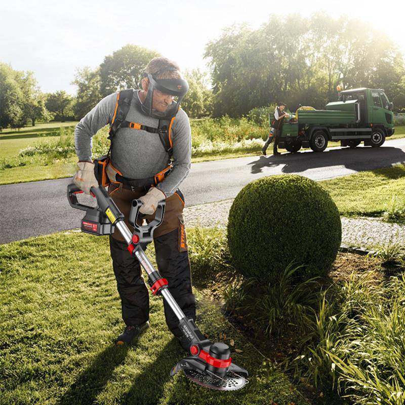 锂电电割机草小型家用除草电机手持动打草机XVO园林修剪机充式割