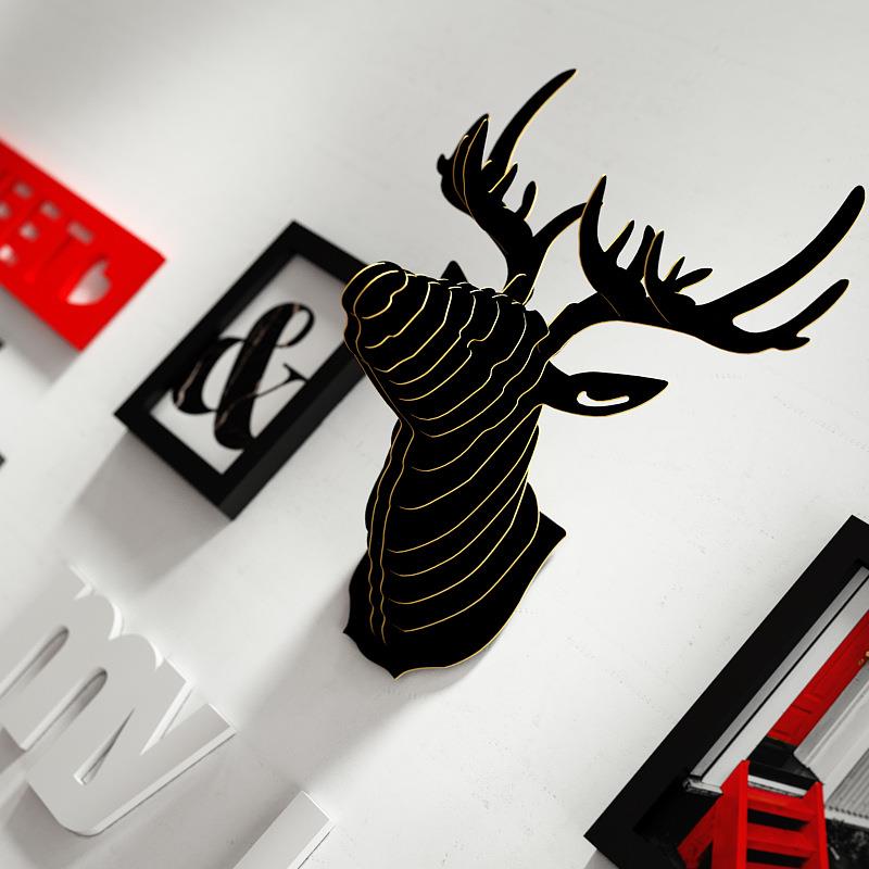 实_木484_简约实照片墙现代装饰画组合相框6484能换木照片fam6ily