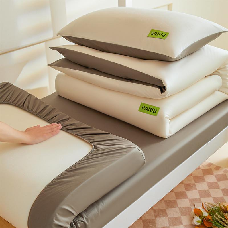 Z6Q六学生宿舍被子全套一整寝室上QG83BPR4下铺纯棉被套床垫套套