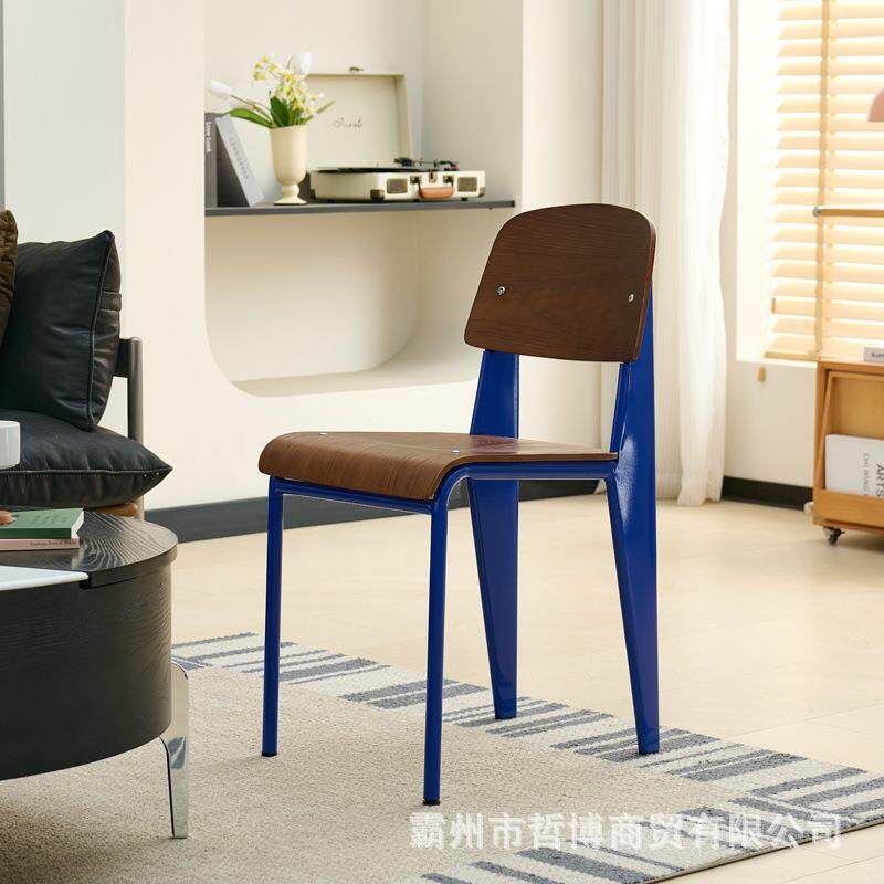 复古餐椅标准椅设计师实木椅子家用靠背学生书桌椅简约餐桌椅子