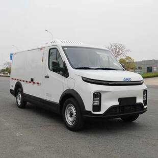 江淮5.3方电动面包冷藏车绿牌市内冷藏面包车蓝牌C2可开自动档