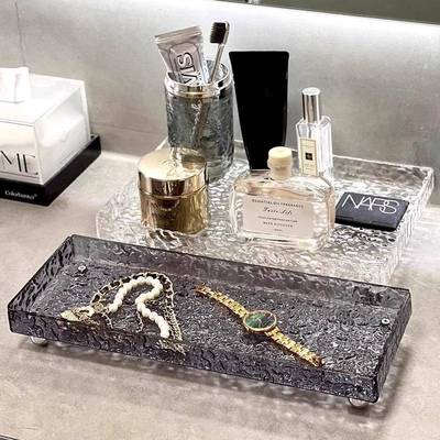 亚克力卫生间置物架台面洗漱台托盘浴室厕所洗手洗脸池边上收纳盒