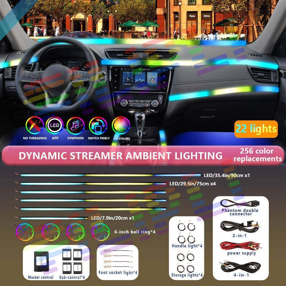 通用交响乐汽车氛围灯LED内饰RGB流光氛围灯USB应用程序控制,工业油品/胶粘/化学/实验室用品,其他实验室设备,淘宝优惠券,粉丝福利购,淘宝优惠卷