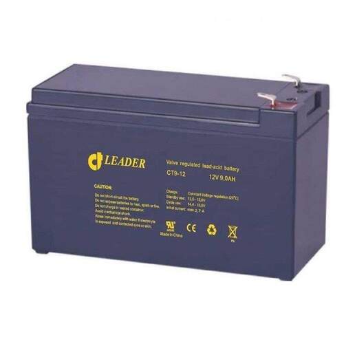 LEADER瑞典保障在线式蓄电池CT9-1212V9AH绿色节能