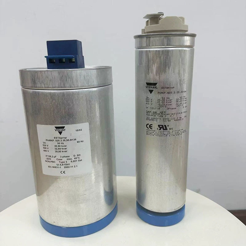 VISHAY电容器圆柱形铝壳低压功率电容器PhMKPg760型号电力电容器