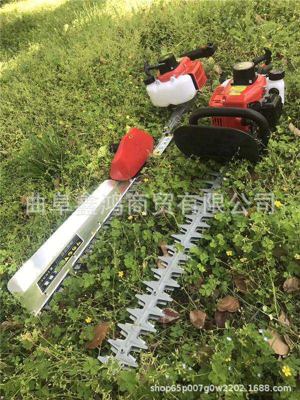 家用采茶绿篱机单人手持式绿篱机汽油二冲程绿化修剪绿篱机