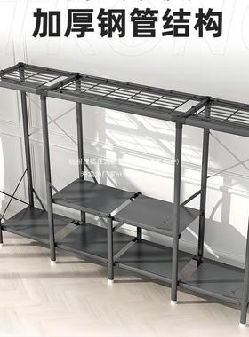 折易叠免安装简易衣柜全钢架47612钢板加厚加卧固室家用出租简衣