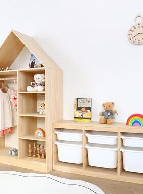 儿橱童儿衣柜收纳柜31247儿童房简易实木挂衣柜孩女孩小男衣柜婴