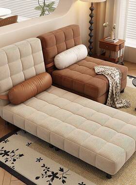 法发RUD式奶油沙两单床折叠用小户型客厅复古多功能人折叠床2025新款