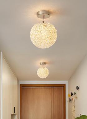 大园过道灯走廊吊灯新款现简轻45324约奢水晶护眼玄关阳观台灯代