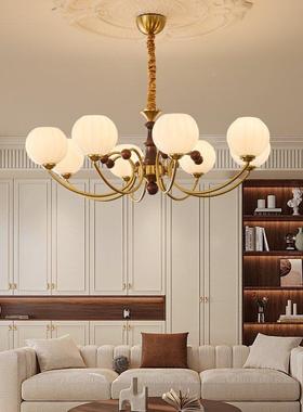 中古风客书厅创意29011大气吊灯新吊款国潮风餐厅卧室灯房护眼灯