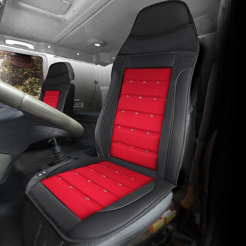 凉大货车4V477车载吹风按摩坐垫风夏2天座椅制冷通散热垫带风扇座