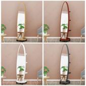 简约衣镜全身转镜镜女生家用卧室宿舍落地大镜子多功能穿旋BBN穿