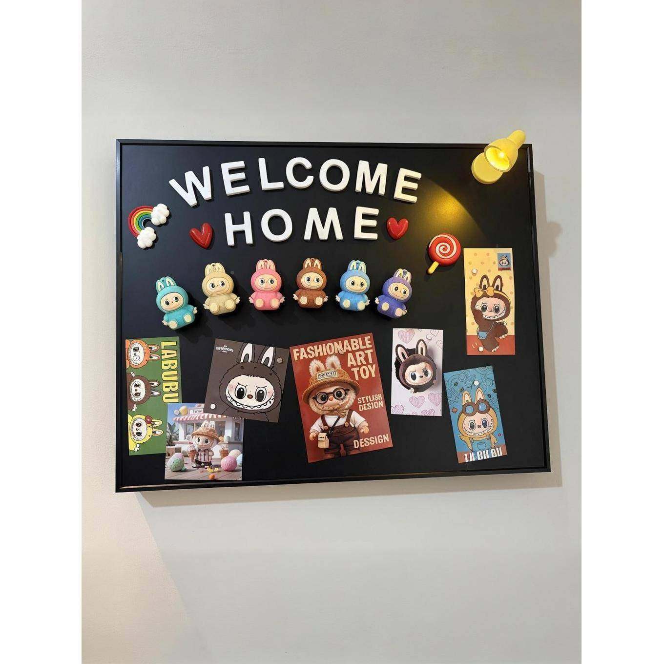 磁吸电表饰画多媒装体箱板遮Fhzhgruh箱丑网线盒盖板挡弱电源遮挡,家居饰品,现代装饰画,淘宝优惠券,粉丝福利购,淘宝优惠卷