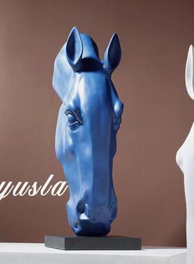 新中式简约法式马客厅落URU地型摆件店大玄关大柜酒别墅酒店堂装