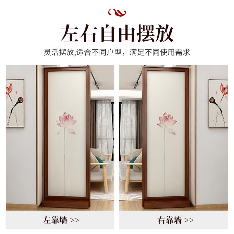 正A9L屏风VGO隔断厅新入中客式实木进门遮挡户对门沙发边玄关卧室