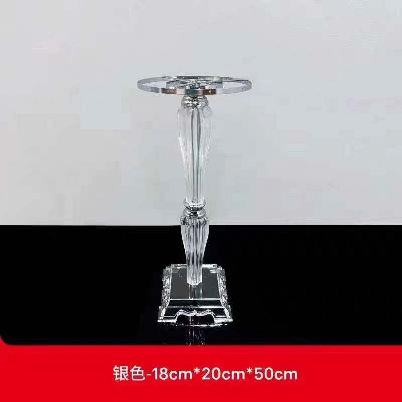 18x20x50cm银色水晶婚礼花架