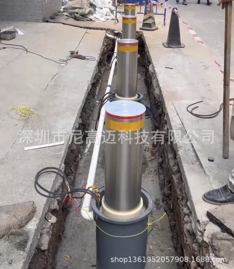尼高迈全自动液压升降路障柱