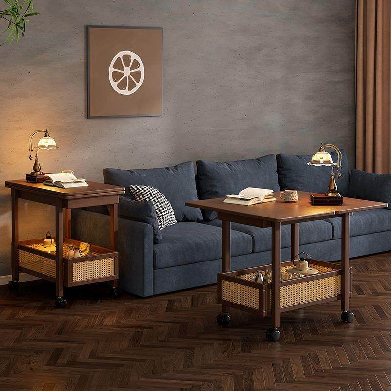 茶几客XJY-301厅家可移动折叠小户实木中用古沙发小型型多功能茶