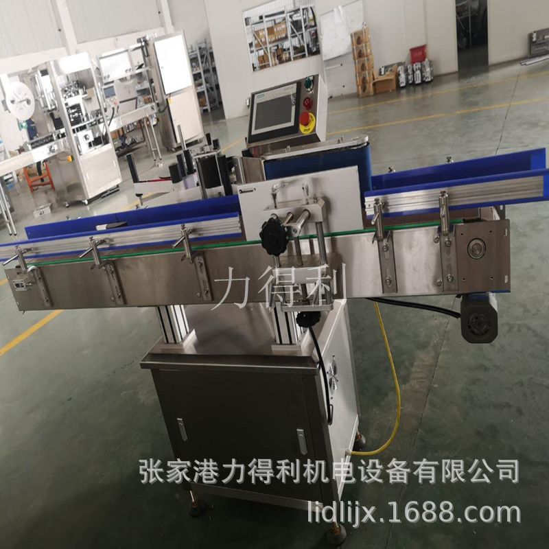 订做 自动贴标机 供应饮料类高速圆瓶不干胶自动贴标机