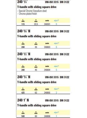 [含税]USAG沙乌克滑3动T柄240/42401/43/811/2/41N