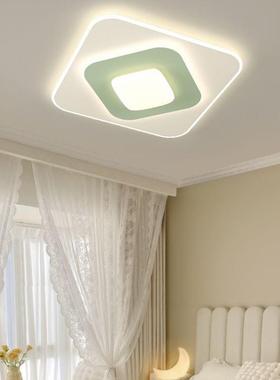 主卧室灯创意绿色灯32584现代温馨客厅吸顶红网儿童房间灯2具025