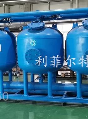 利炭菲尔特石英砂过滤罐浅层PBH砂过滤器活性吸箱附滤装置多罐并
