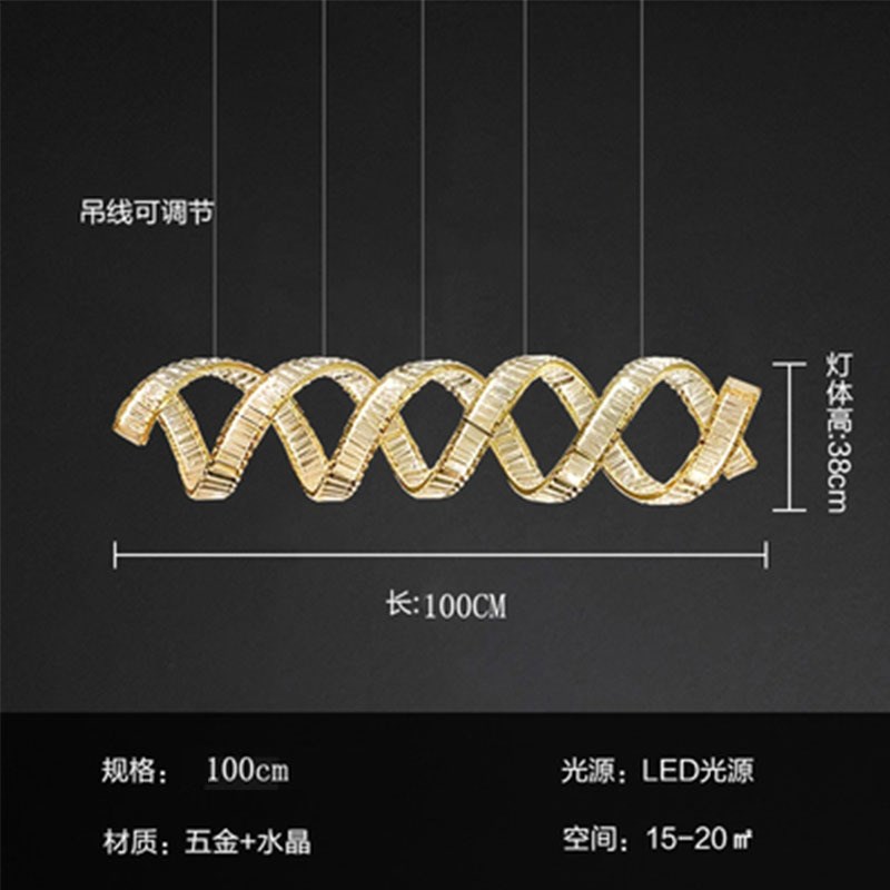 奢华水晶吊灯客厅餐厅收银台吧台灯饰灯具高档设计师别墅售楼部