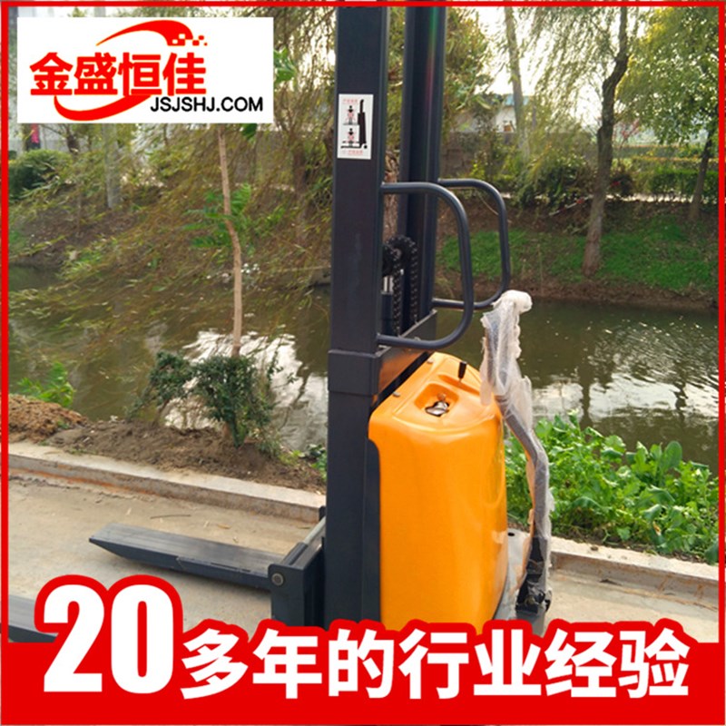 直供 半电动加长加宽型堆高车CTD10/16型 半电动托辊堆高车