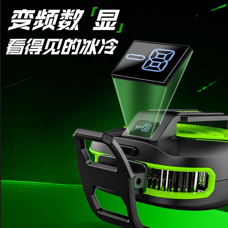 新款手机散热器JS85半导体结冰磁吸数显充电式静音降温制冷散热器